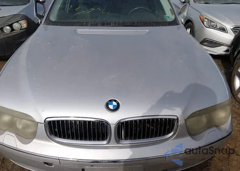 2002 BMW 745Li z USA, uszkodzony, nr VIN WBAGN63452DR05568